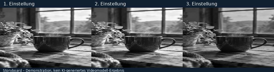 Illustrativer Vorher-Nachher-Vergleich zu Monochromes Video